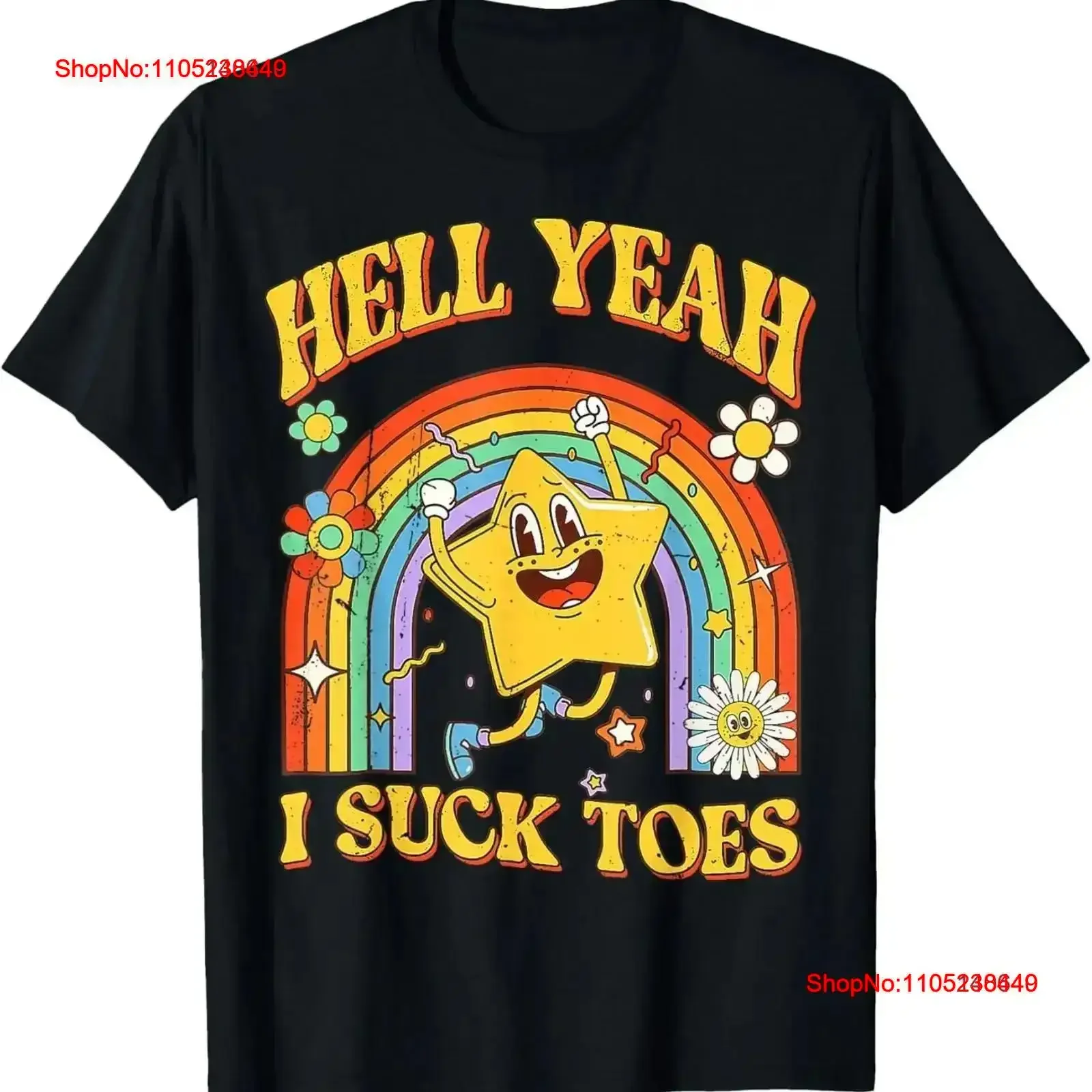 Funny Foot Fetish Sucking Toes Joke Hell Yeah I Suck unisex T Shirt vintage Washed Comfortable Versatile Top For Everyday Wear