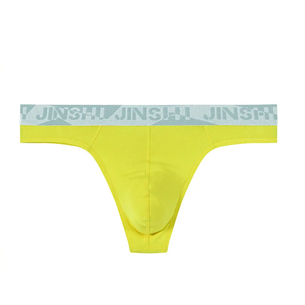 ZonbailonMen's Jockstrap Thongs Bamboo Comfortable Low Rise G-Strings Pouch Up M-2XL