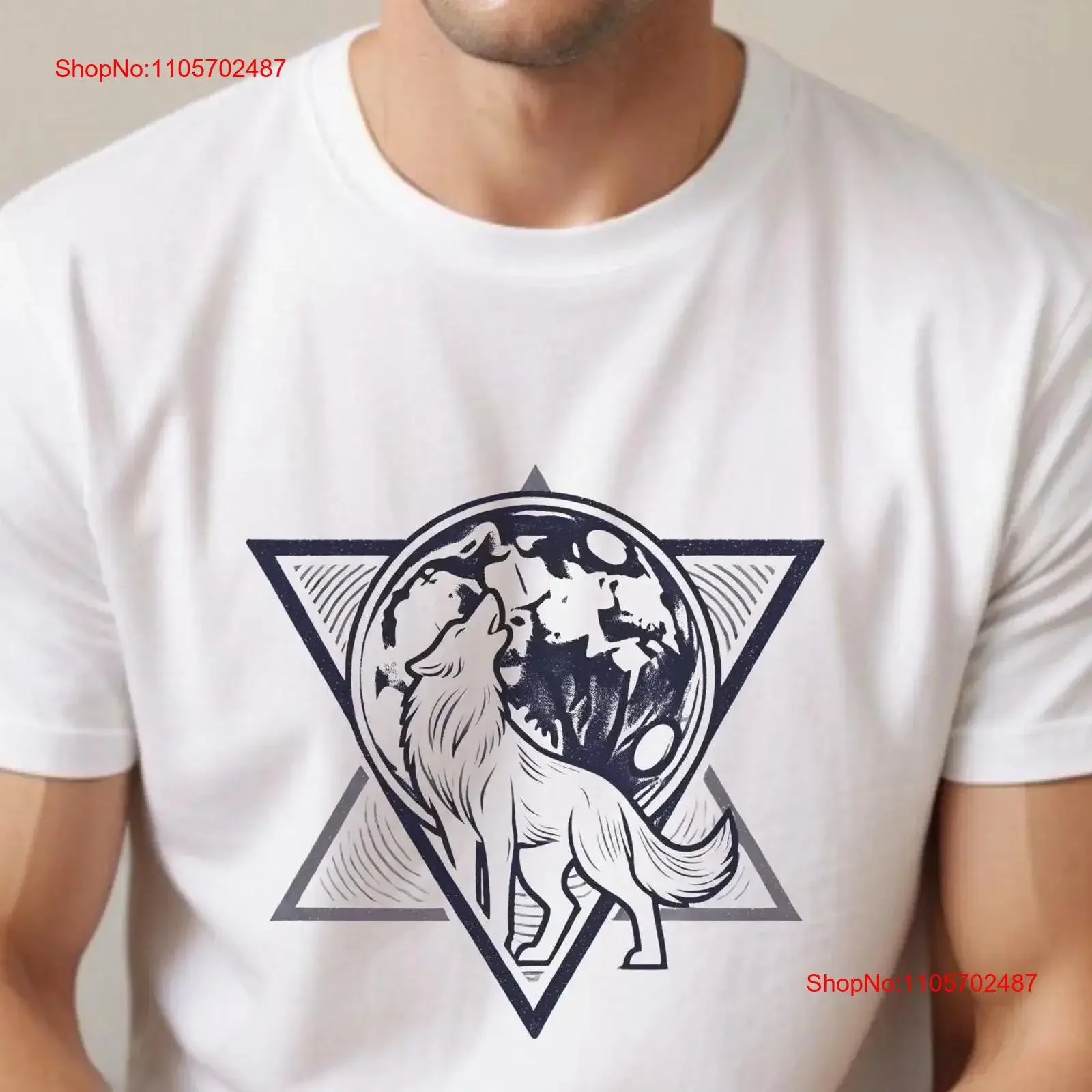 Wild Howl T Shirt Wolf Howling Moon Nature Lover Wildlife Forest Animal Print Outdoor Adventure Top vintage Washed Slightly