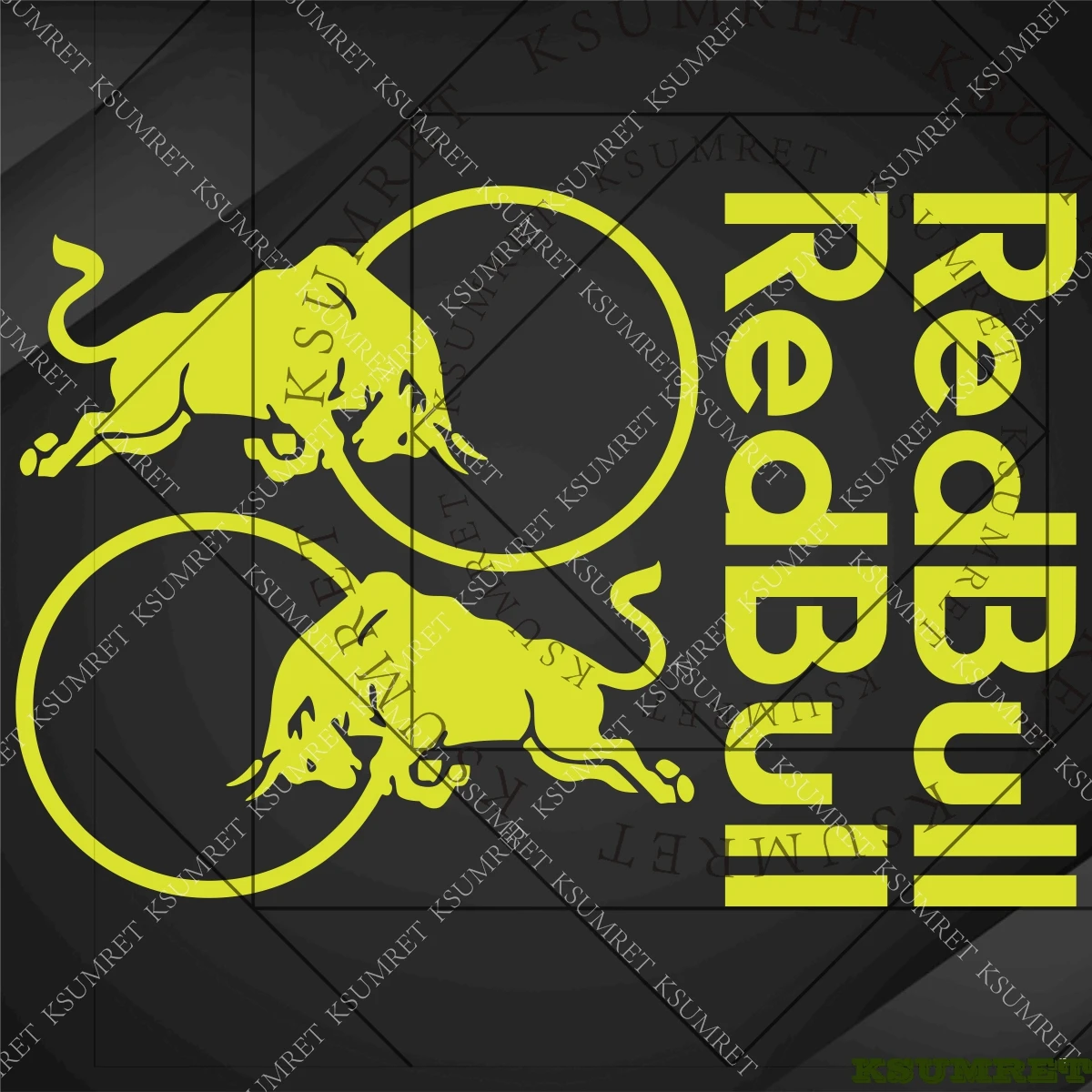 For Red Bull Motorcycle Stickers Decal Tank Helmet Logo Waterproof Vinyl