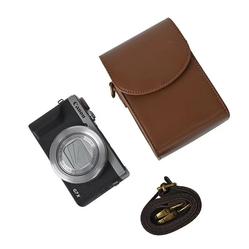 Étui pour appareil photo en cuir PU, housse pour Panasonic DMC SZ3 SZ9 XS3 LF1 LX7 FT5 F5 pour Leica V-LUX20 / LUX30/LUX40/leica-c