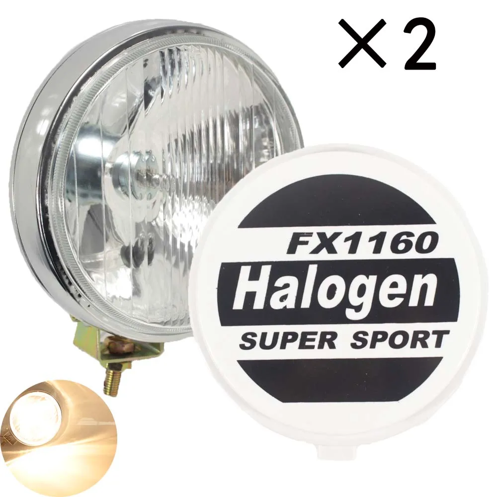 

Round Spot Lamp Fog Light (Clear) with H3 & T10 Halogen Bulb *2PCS