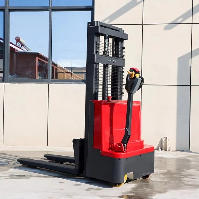 1.5T Small Forklift Electric Stacker Electric Forklift Hydraulic Handling Lift Electric Forklift Truck With CE