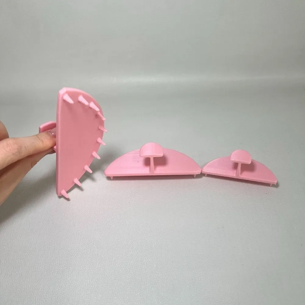 3Pcs Plastic Cake Curve Tools Easy-Grip Handle Reusable Cake Arch Guide Tool Evenly Applying Curved Edge Cake Cream Applicator