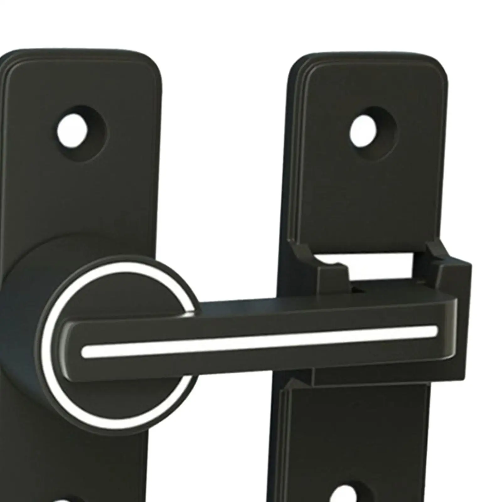 Sliding Barn Door Lock Latch Interior Door Bolt Zinc Alloy for Bedroom Bathroom Cabinet Garden Fence