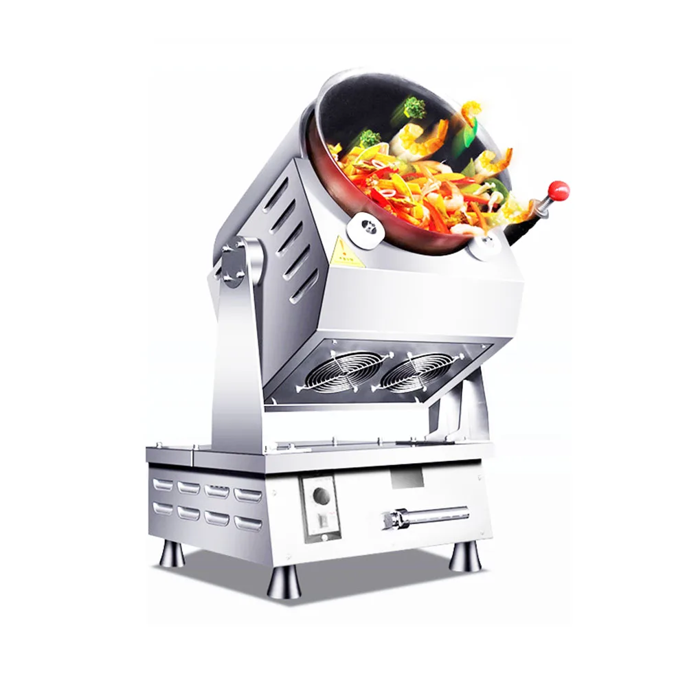 

Commercial Intelligent Electric Automatic Cooking Machine Food Stir Fry Wok Robot Stir Cooker Fried Rice Cooking Machine 220V