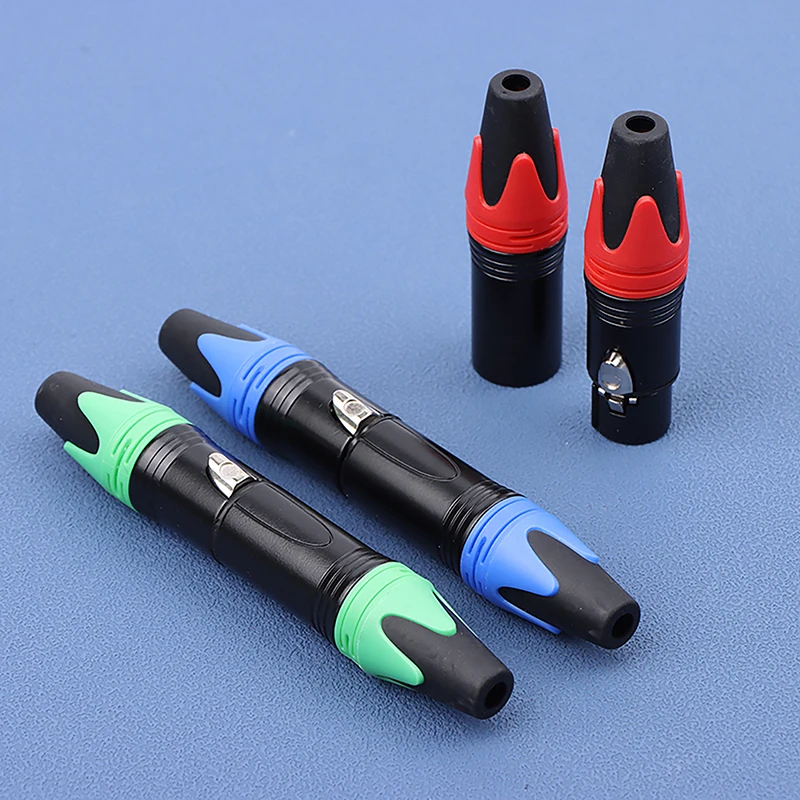 1Set 3 Pin XLR femmina Jack + spina maschio professionale 3 poli presa XLR spina connettore microfono spina microfono