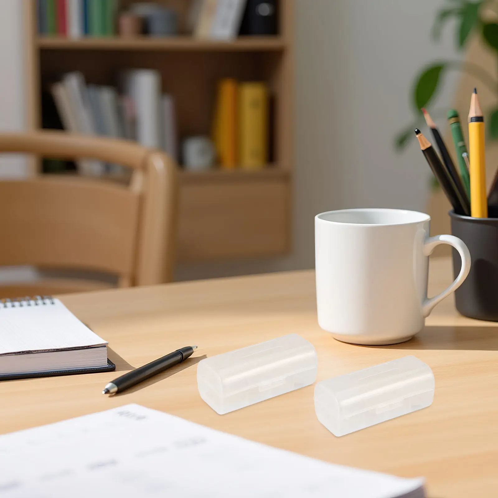 

30 шт. портативных органайзеров для хранения, прозрачные пластиковые держатели, компактные футляры для перезаряжаемых батарей, для офиса, путешествий, домашнего использования