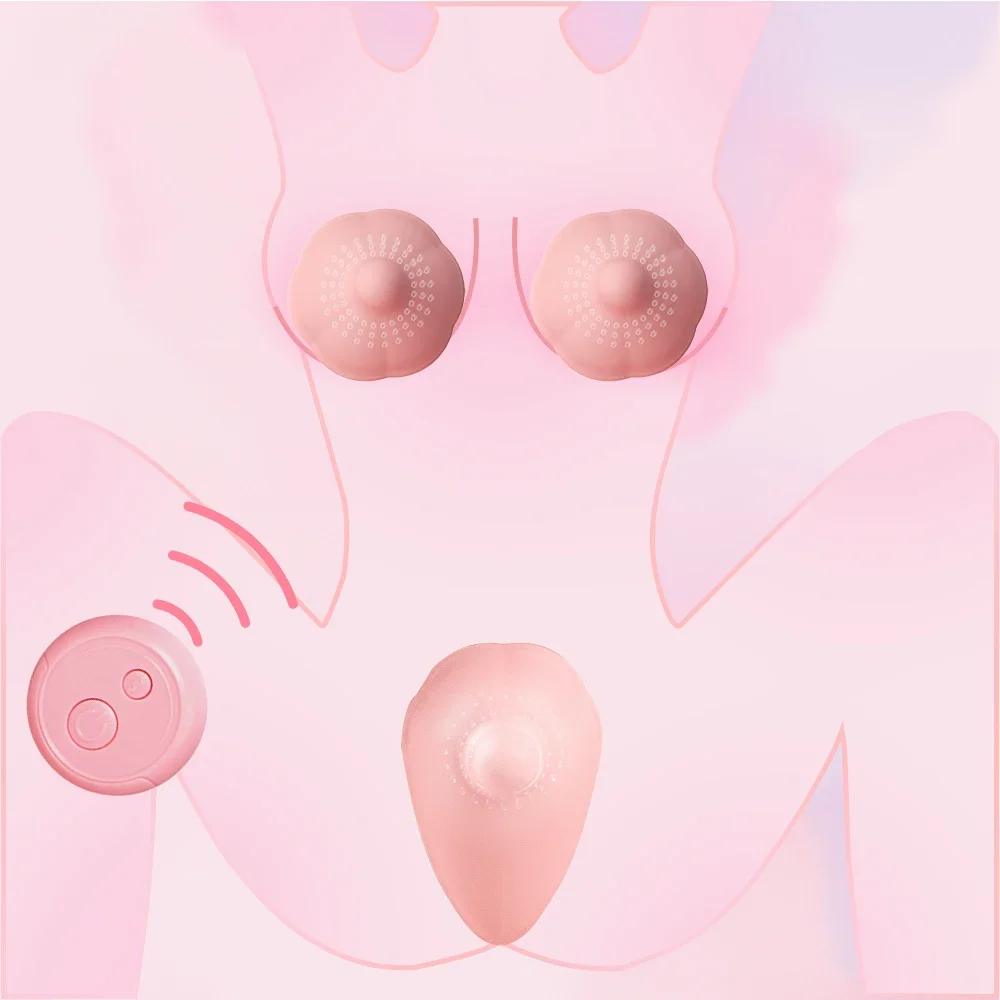 SCBreast Vibrator Nipple Massage Clitoris Stimulator Remote Control Female Masturbator Sex Toys For Women Couples Adult Supplies - view 5