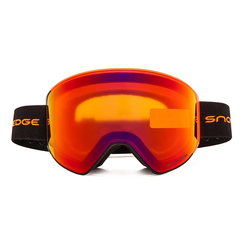 

Custom Magnetic Lens Anti-fog OEM ODM Snow Ski Goggles UV400 Protection Snowboard Skiing Glasses