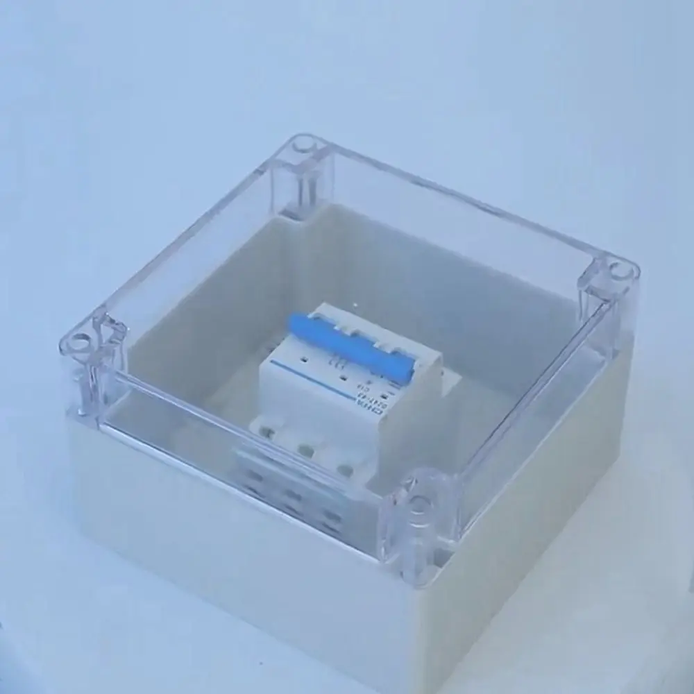 High Quality Waterproof Outdoor Junction Box Transparent 10 Styles Enclosure Cover Plastic Electronic Instrument Housing Case