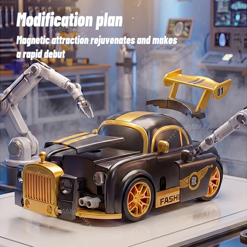 New Upgraded 2.4G Remote Control Stunt Car 360° Rotation&Drifting Magnetic Modification With Music & Lights RC Toy Car for Kids - view 3
