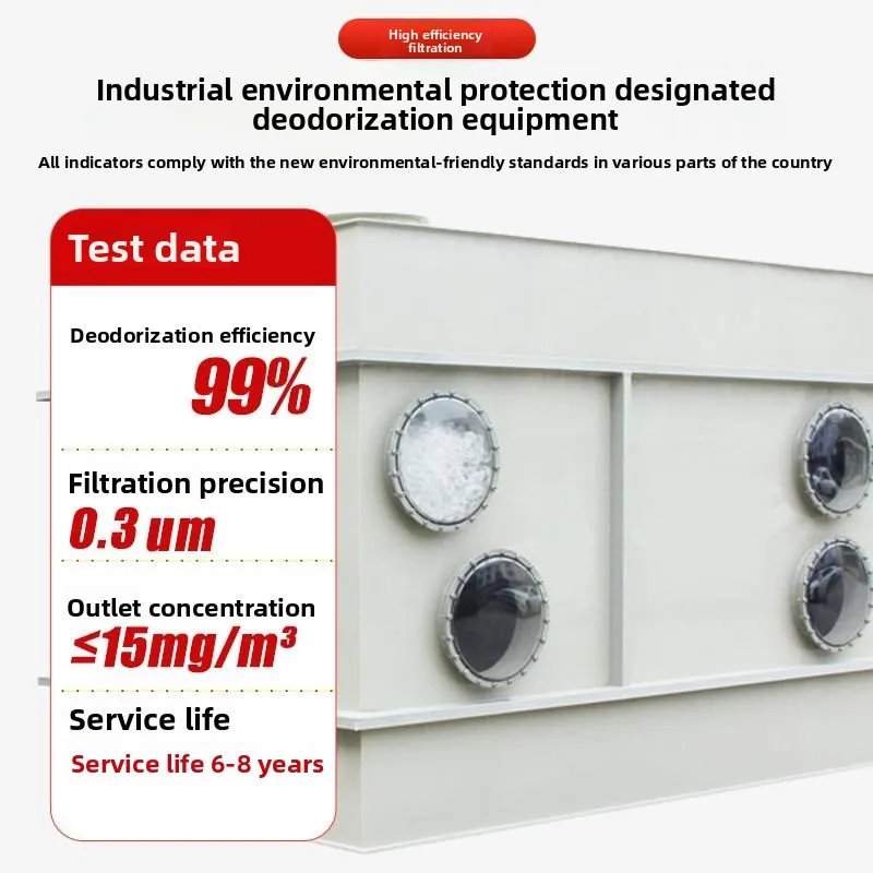 Filter PP sewage waste water waste station breeding slaughter waste gas treatment equipment