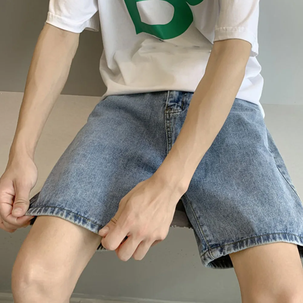 

Breathable Shorts Large Size Shorts Home And Workplace Medium Waist Slight Stretch Solid Pattern Suitable For Daily Wear