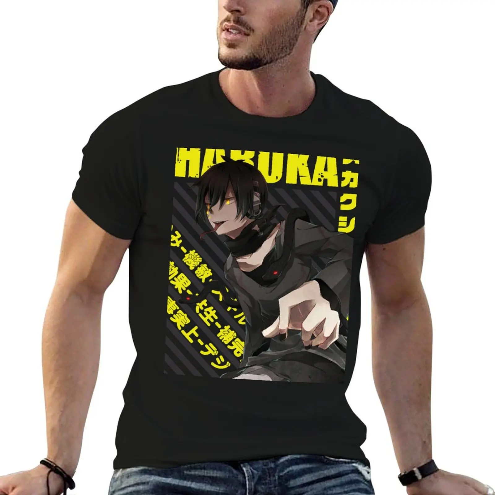 

Mekakucity actors - Haruka Kokonose T-Shirt man t shirt designer t shirts for man pack cotton T-Shirt