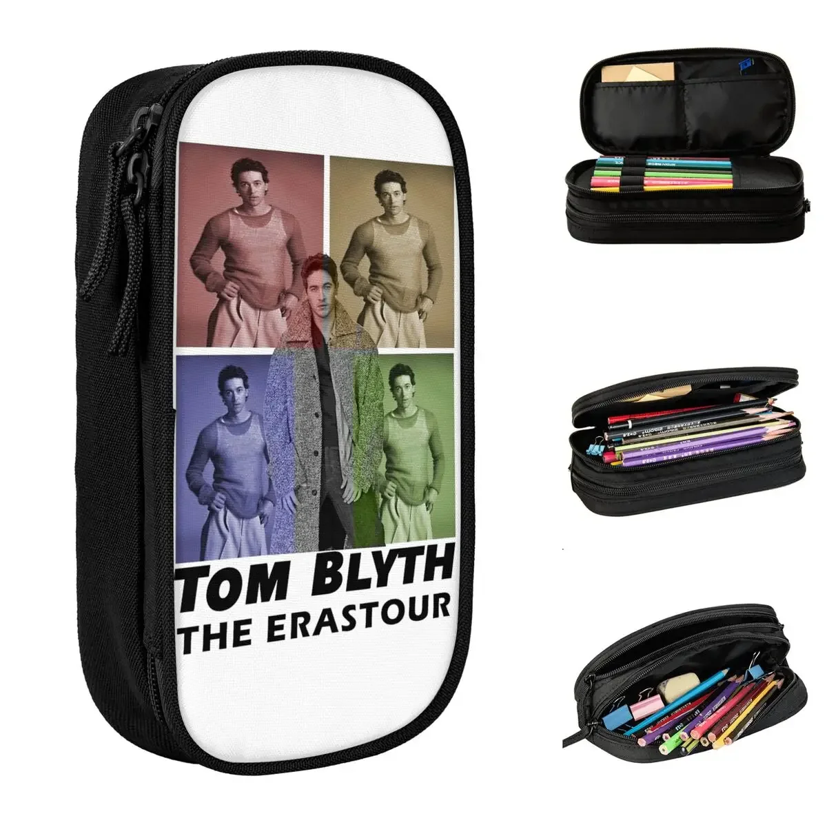 

Tom Blyth The Eras Tour Pencil Cases Lovely Pen Bag Girls Boys Large Storage School Supplies Gifts Pencilcases