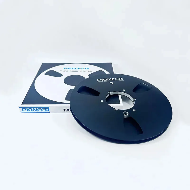 بايونير PR100 10.5 "X 1⁄4" بوصة ألومنيوم فارغ لبكرة ناب إلى بكرة مسجل الشريط ملحق أجزاء آلة فتح القرص الفارغ