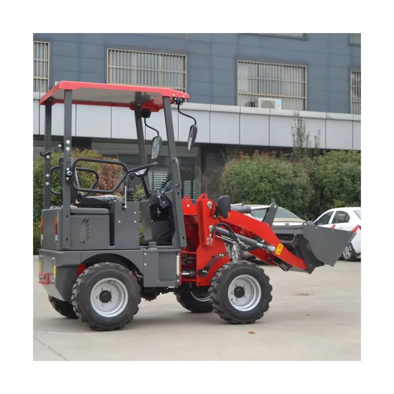 Agricultural Compact Mulcher Garden Small Electric Backhoe Loader Mini Front End Wheel Loader for Sale