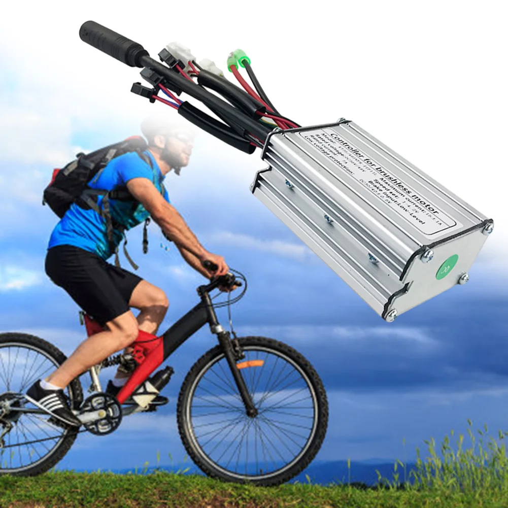 

For Electric Bikes Ebikes Controller 250W Electric Motor Compact Ebike Controller Aluminum And Plastic Material Easy To Carry