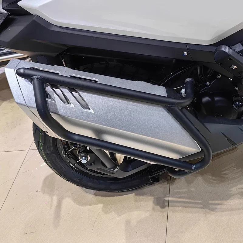 ZT368G Motorcycle Exhaust Guard Crash Bar Bumper Muffler Protector Stunt Cage Falling Protection Fit For ZONTES ZT 368-G G368