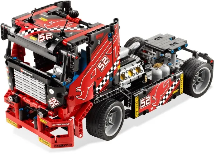 

Race Truck 3360 mechanical series building block 8041 42031 Assembling Bricks 608 pcs For Children Kids