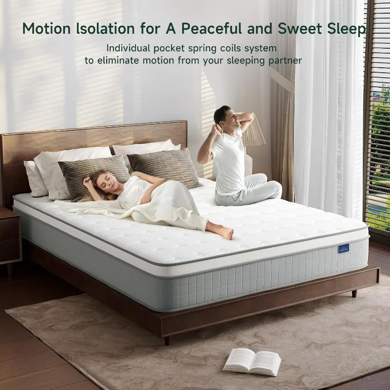 Kingsize Matras, Boxspring Hybride Kingsize Matras, Drukontgrendelingszak Kingsize Matras