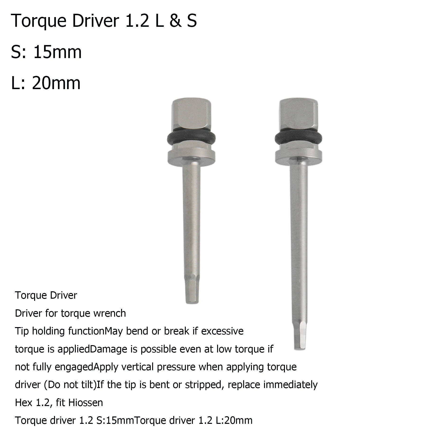 Dental Implant Drivers Torque Wrench Osstem Hiossen 3i Square Drivers MU screw driver Prosthetic Kit