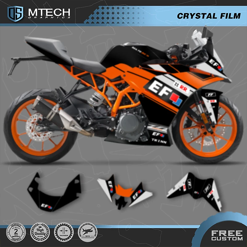 

DSMTECH Motorcycle Graphics For KTM 2017 2018 2019 2020 RC250 17-20 RC250 390 Decals Stickers Kits 004