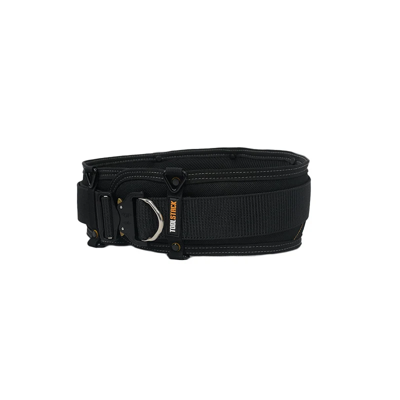 Тяжелый рабочий ремень TOOLSTACK, прочный утолщенный и расширенный рабочий ремень с быстрой фиксацией, регулируемая пряжка, строительный ремень с поддержкой талии