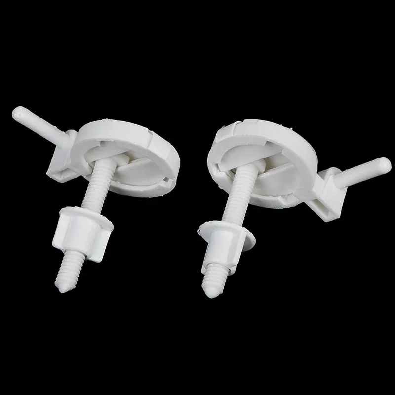 

2Pcs Plastic Toilet Seat Screws Fixings Fit Toilet Seats Hinges Repair Tools Toilet mounting screws Household gadgets