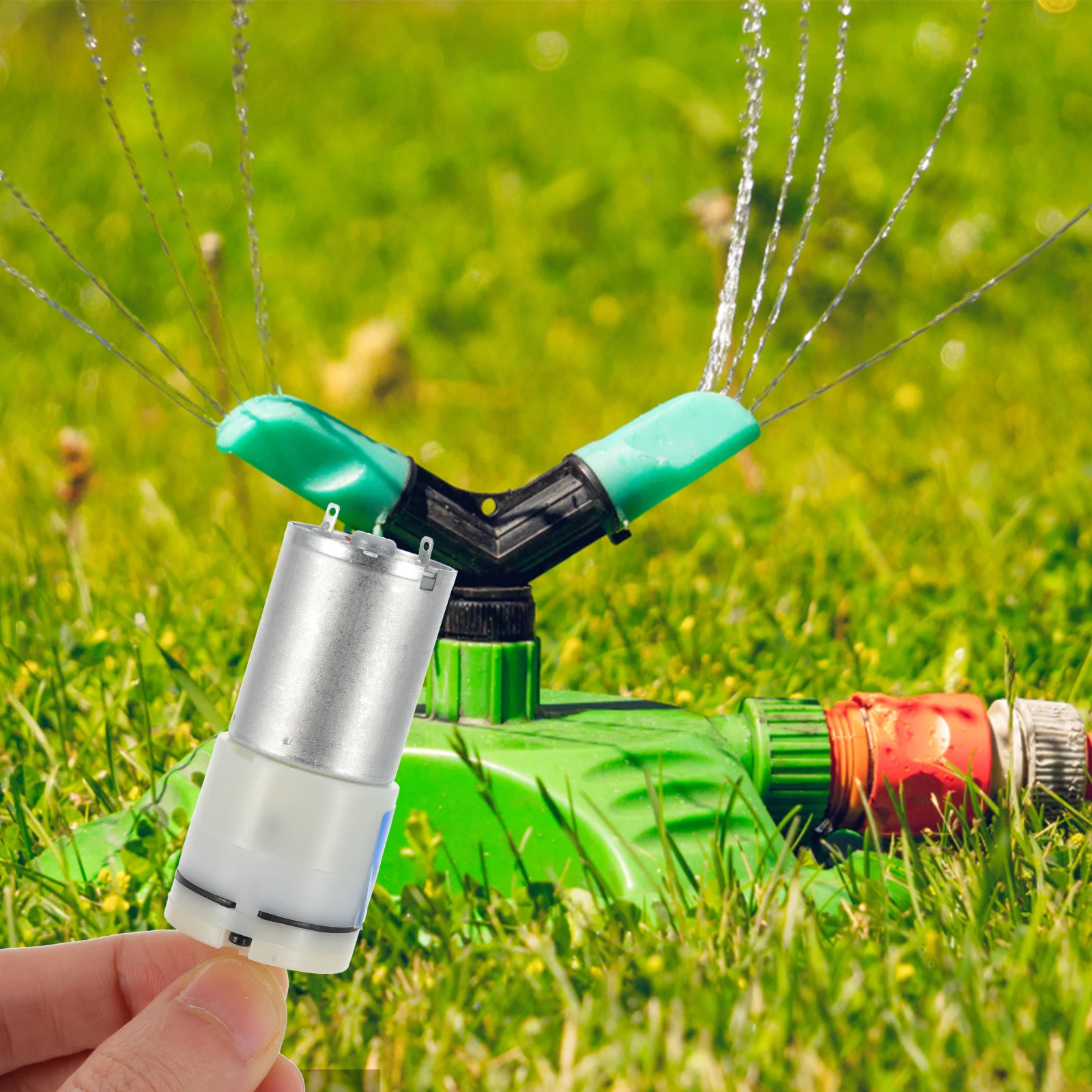 

Mini Air Pump 370 Dc 3V-12V High Pressure Large Flow Quiet Atmospheric Diaphragm Pump for Aquarium Massage Therapy Device