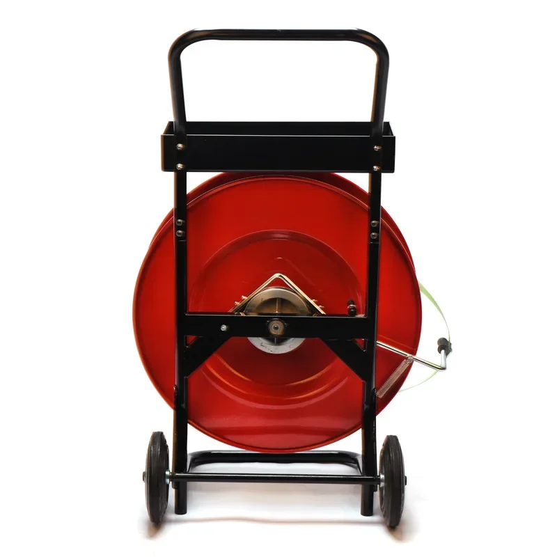 

Plastic steel packing belt trolley with disc cart disc large round disc belt toolbox quick fiber belt thickened iron