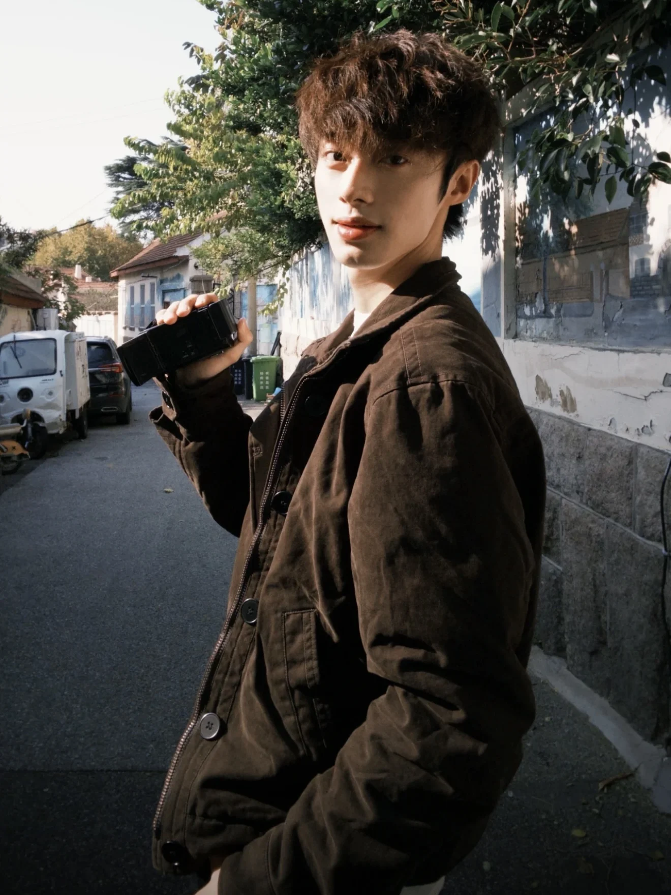 

American Retro Plu Jaet Men's Winter Military Sle Waed Rabbit Fur Simulation Heavyweight Cotton Coat Youth Faion