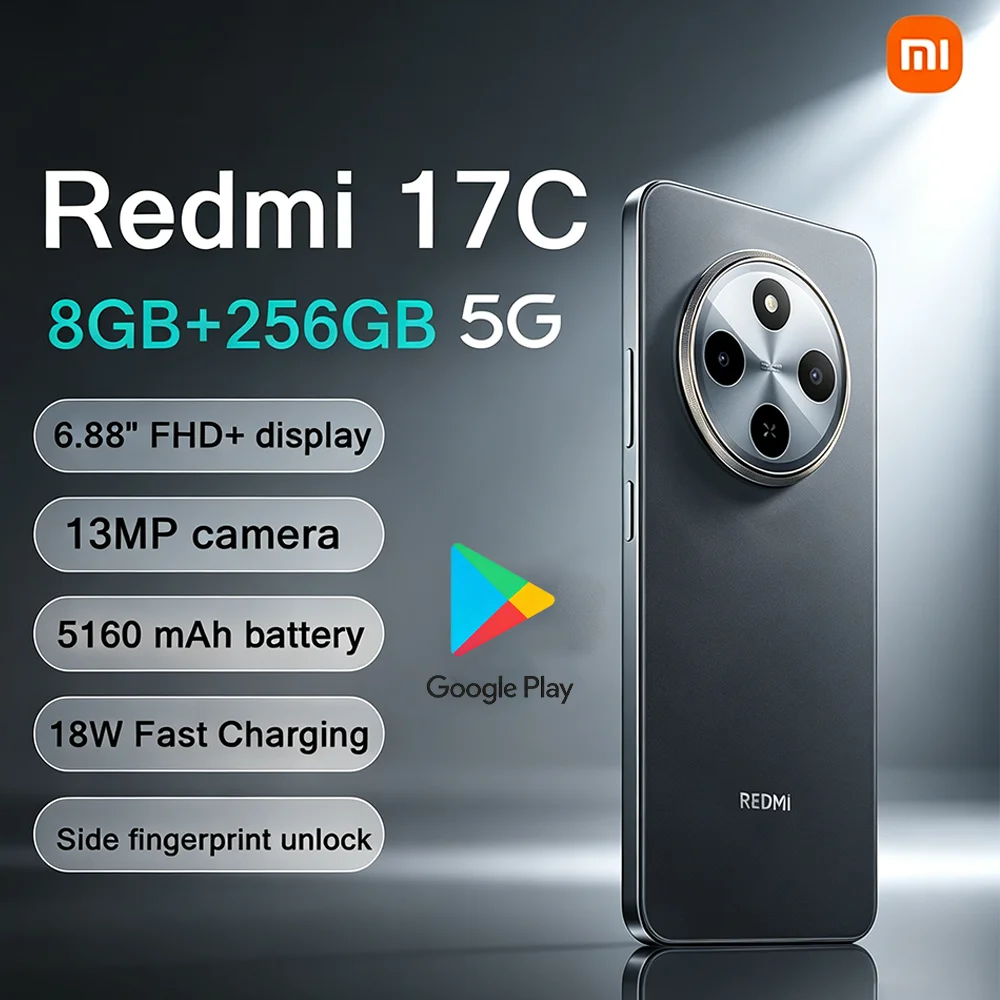 2026 New  Xiaomi Redmi 17C 5G Dual-SIM Unlocked Smartphone 6.88