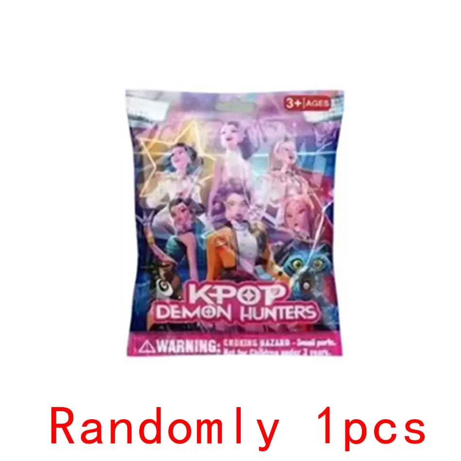 Hot Kpop Demon Hunters Anime Figure jouets mignon PVC boîte aveugle articulations figurine modèle poupées enfants anniversaire décoration jouet cadeaux