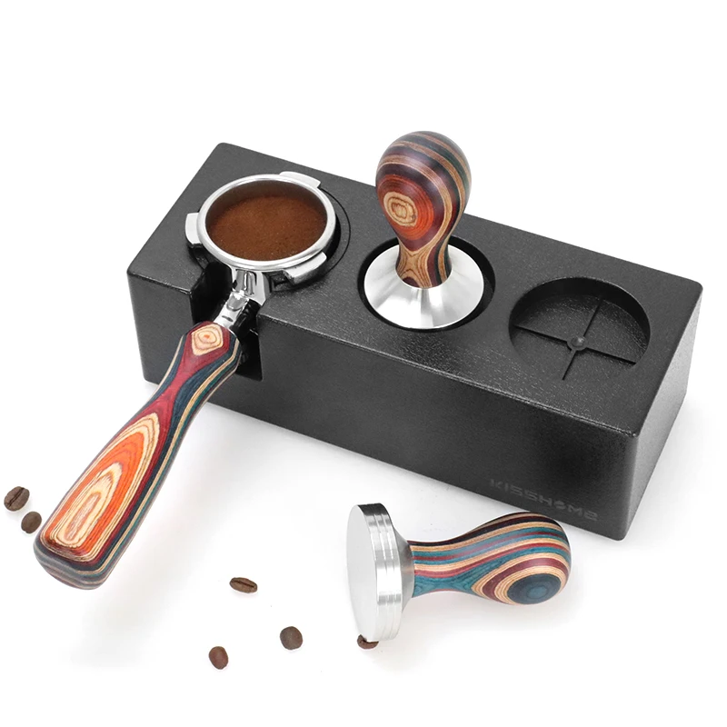 Coffee Tamper 51MM 53MM 57mm 58.5MM For Delonghi Breville Lelit E61 54mm Portafilter Espresso Accessories Corner Barista Tools