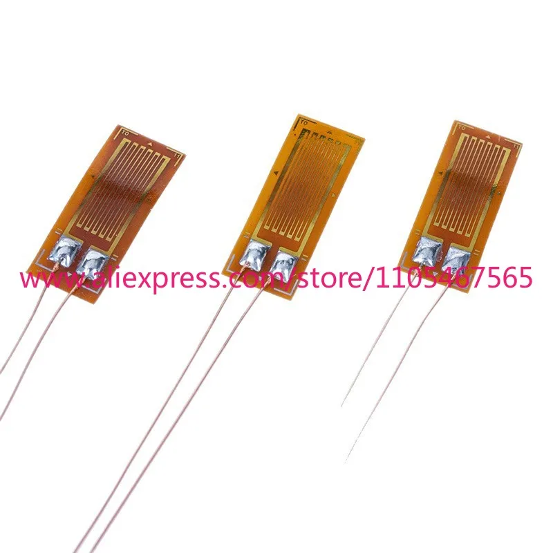 20Pcs 120 ohm strain gauge BF120-6AA (11) force sensor piezoelectric ceramic deformation test strain gauge no welding