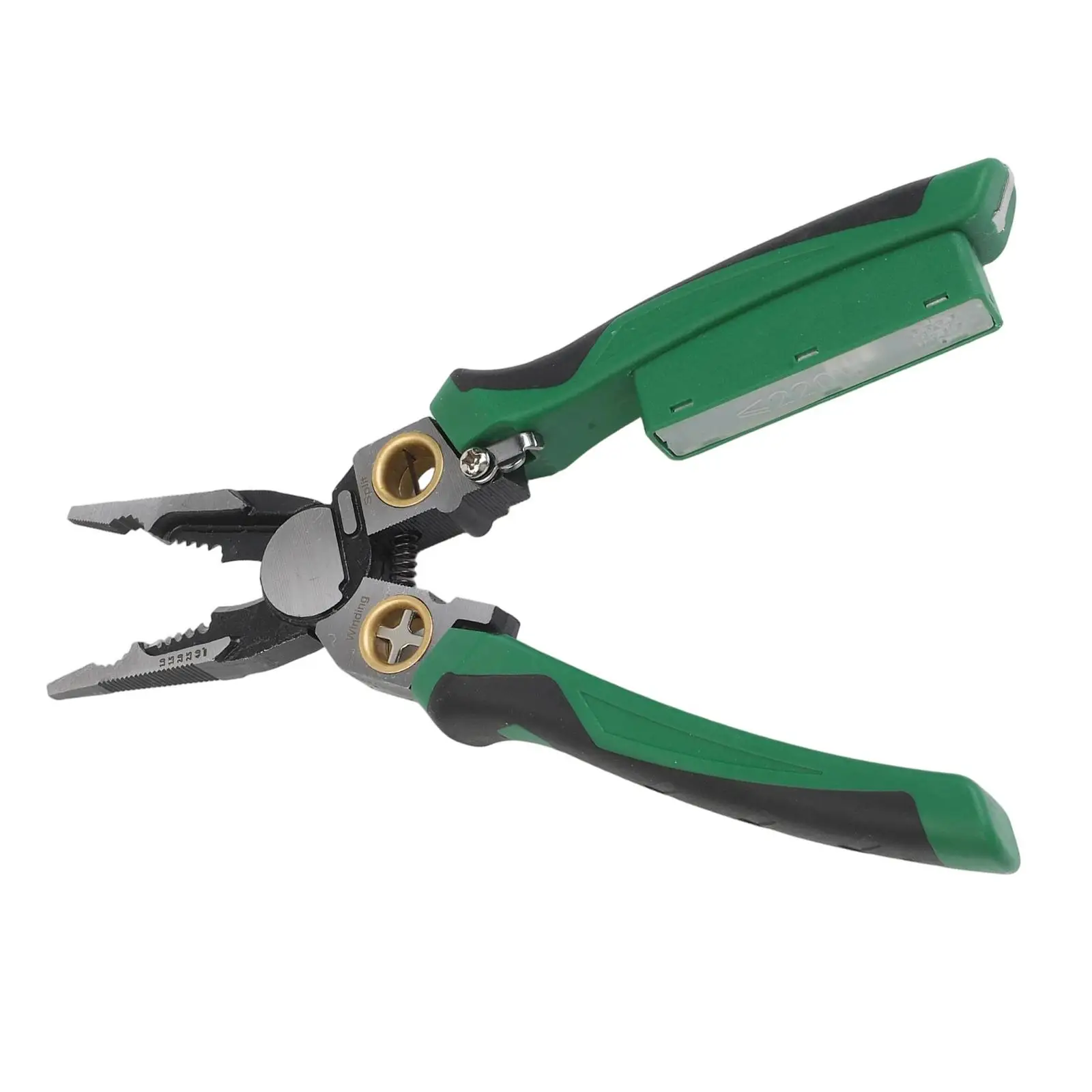 Electric Wire With Built In Voltage Tester Ergonomic Pliers For Electrician DIY Wire Cutting Stripping Crimping Tool