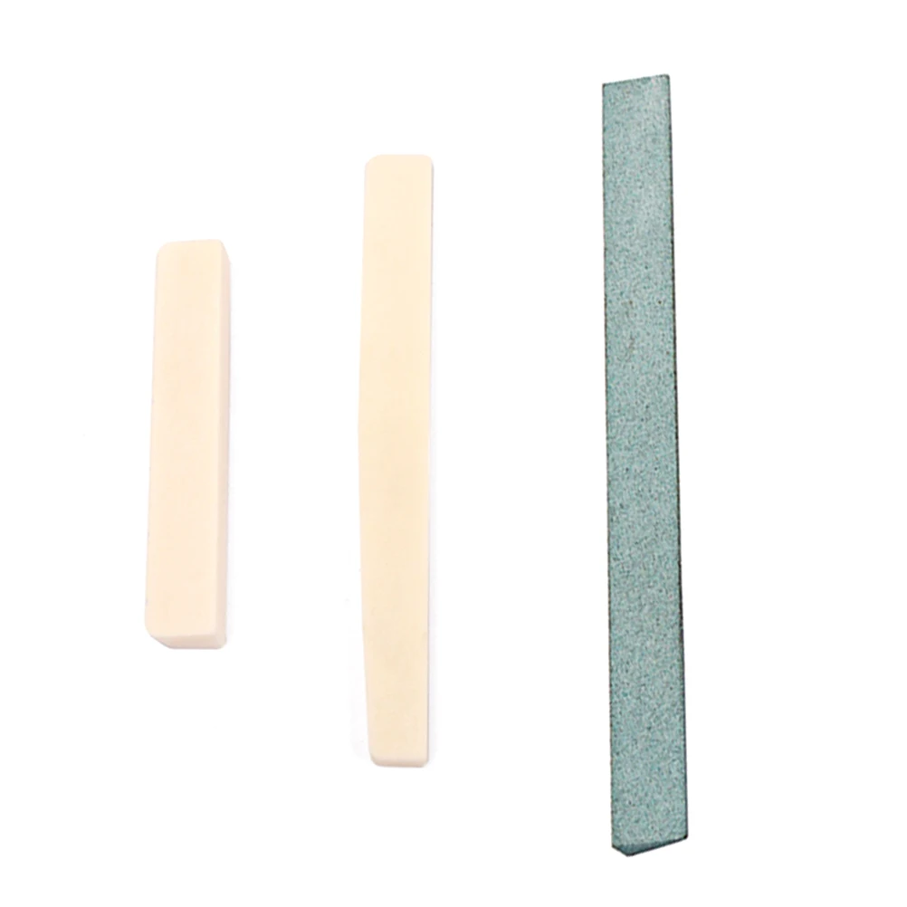

1Set Guitar Fret Millstone Bovine Bone Saddle Nut Polishing Tool for Bass Ukulele Mandolin Banjo Maintenance and Cleaning