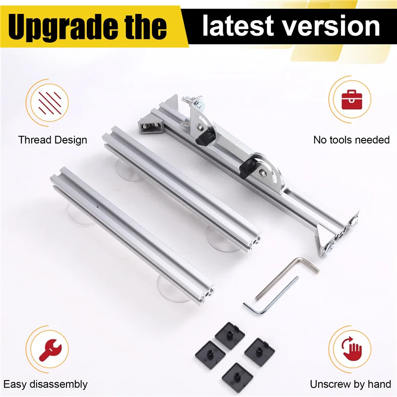 AT05-DIY Linear Actuator Simple Bracket Adjustable Motor Support Bracket Foldable Stand With Suction Cup