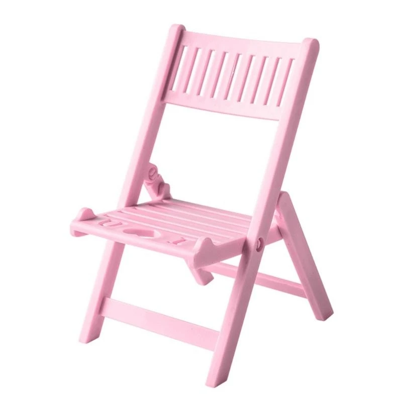 Kursi bentuk ponsel dudukan, pemegang dermaga telepon desktop plastik untuk sebagian besar tablet smartphone portabel