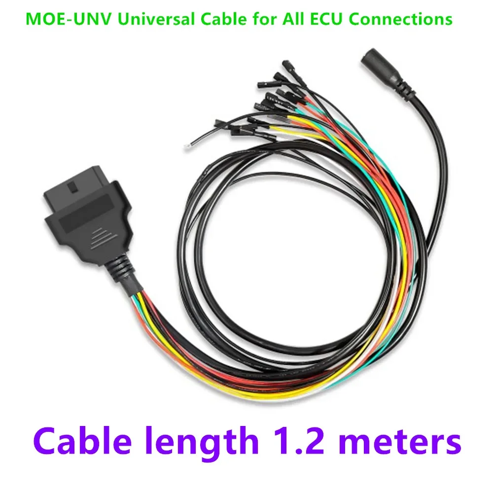 MOE Universal Cable for All ECU Connections for ECU programming programmer include 2 CAN h 2 CAN L 2 Kline 2 ground 2 power