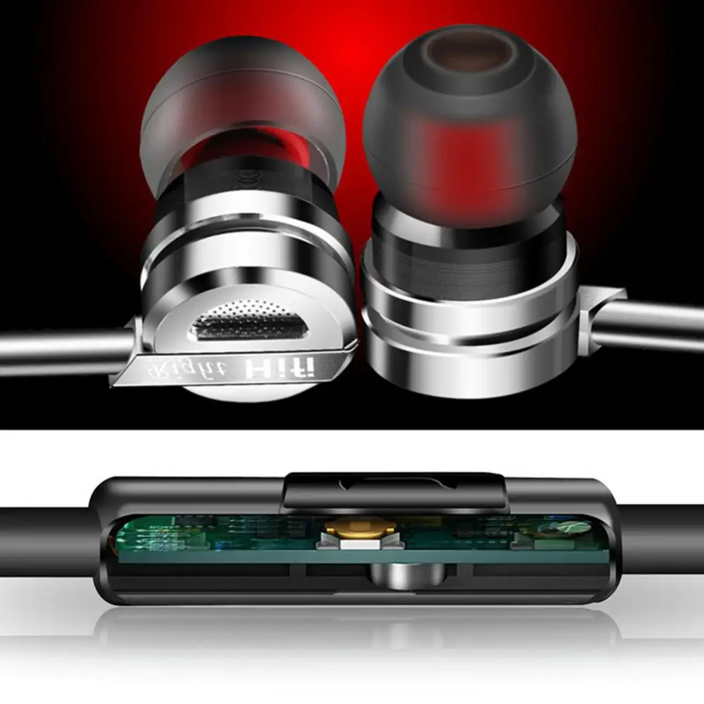 マイク付き重低音有線ヘッドセット,金属製音楽ヘッドセット,QKZ-DM9