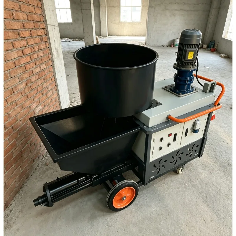 Cheap 220V 15M3/H Wall Plastering Machine Automatic Mortar Spray Machine Paint Spraying Sprayer Rendering Machine