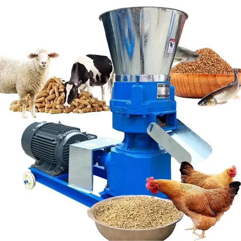 Feed Processing Machine Chicken Fish Feed Pellet Making Machine Granulator Machine For Animal Livestock Feed 300 Kg/h