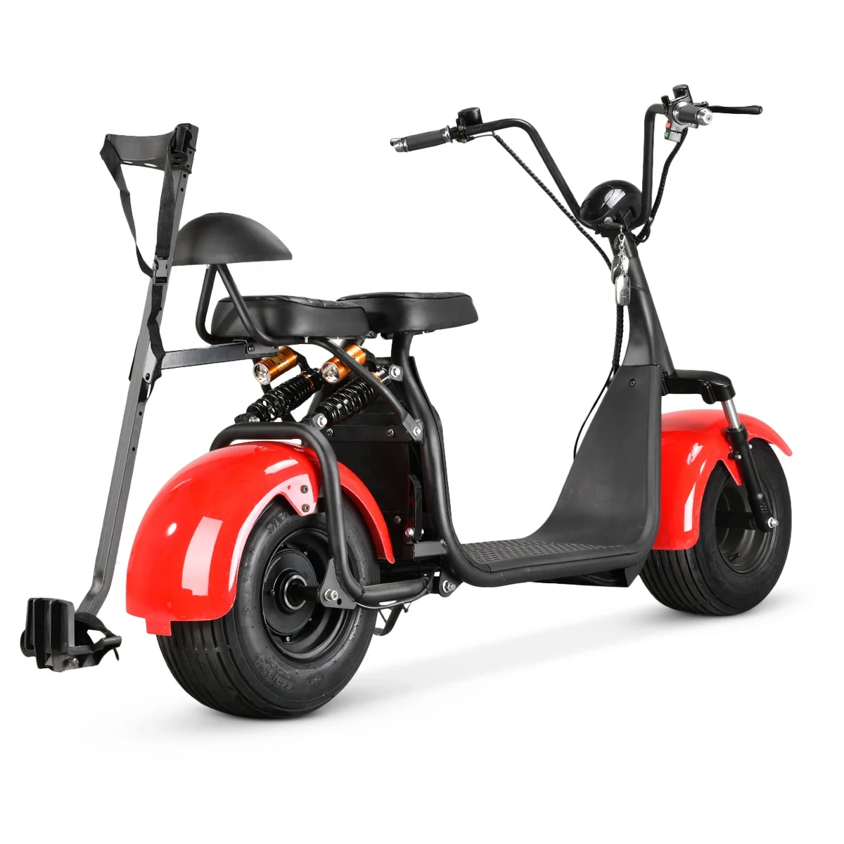 

ZAIQU New Citycoco Golf Carts Buggies Scooter Electric Chopper Golf Bag Bike Factory Price golf scooters electric