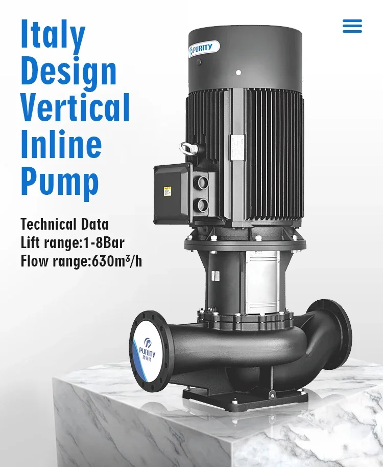 Purity 600m3/h Cast Iron Centrifugal Pump Circulation Water Pump For Drainage