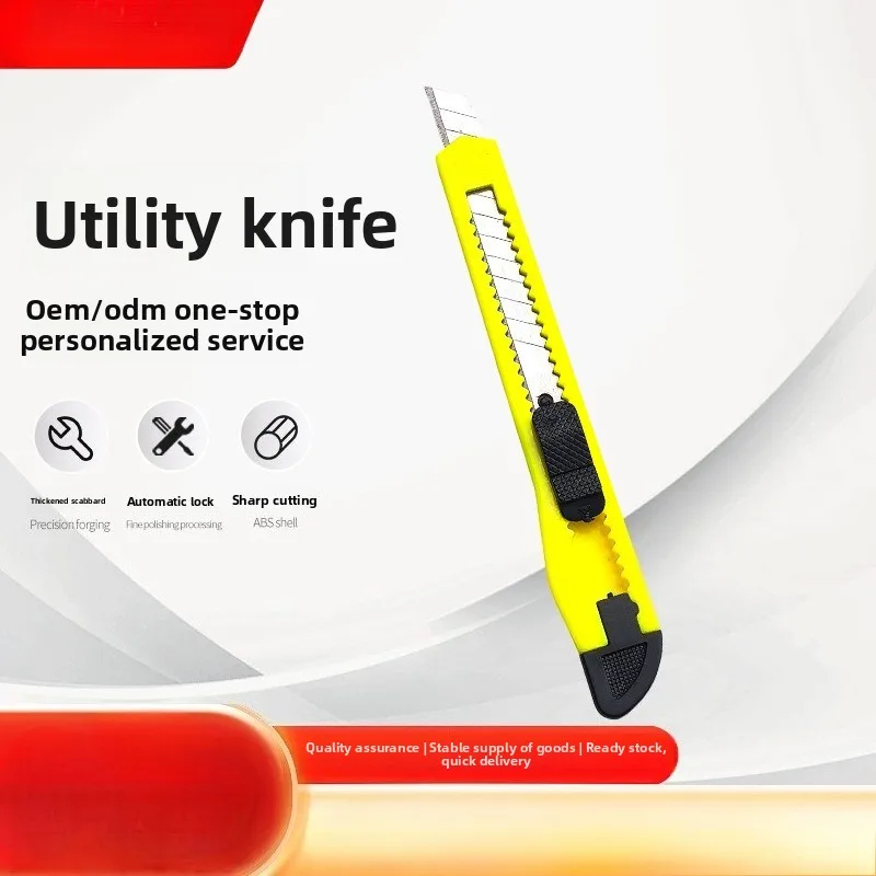 Small Utility Knife, Portable Ultra-sharp Paper Cutter, Student Office Supplies, Safety Lock Design