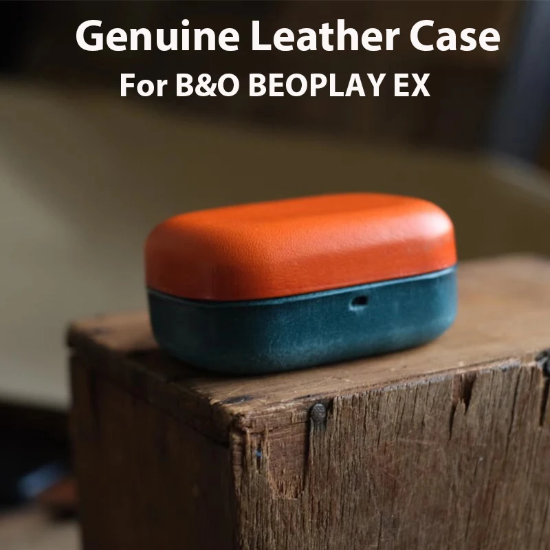 

Genuine Leather For B&O Beoplay EX Case Luxury Real Leather Custom Made Handmade Cover Bluetooth Earphone Cases