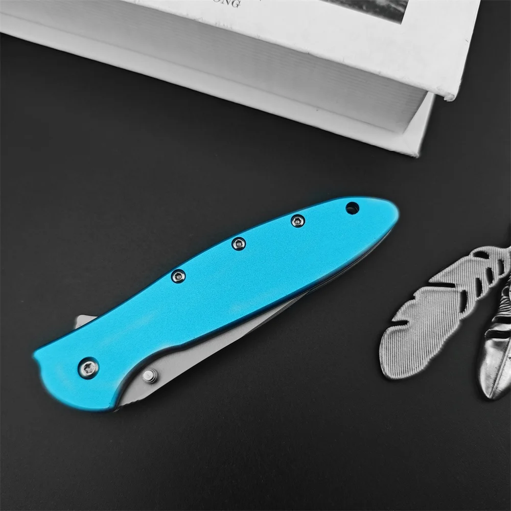 Outdoor Knife 1660 Folding Knife 8Cr13Mov Blade Aluminum Alloy Handle Pocketknife Survival Camping Hunting Cutting Tool